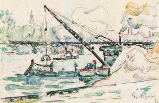 Paul Signac - Scene d\'Harbour