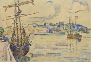 Paul Signac - Tréguier
