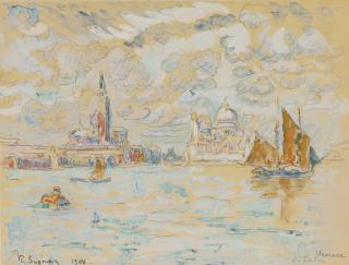 Paul Signac - Venise. San Giorgio Et La Salute Vus Des Giardini