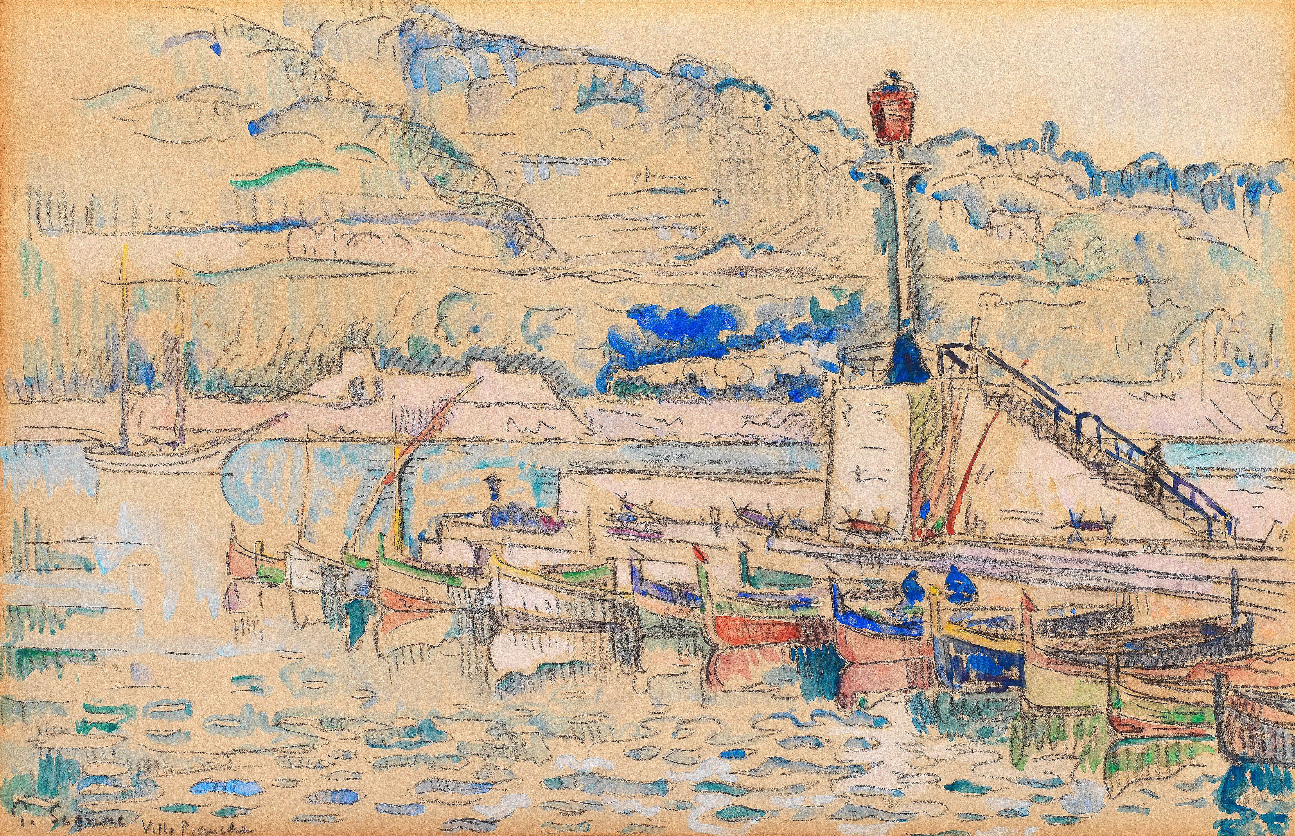 Paul Signac - Villefranche-sur-Mer