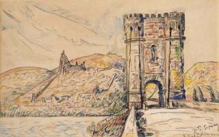 Paul Signac - Vue de Rochemaure