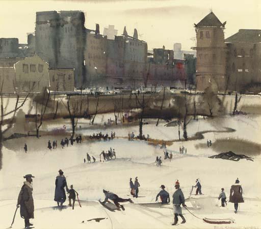 Paul Starrett Sample - Central Park in Winter