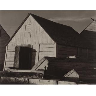 Paul Strand - \'Boat Houses, Wolf River, Gaspé, Quebec\'