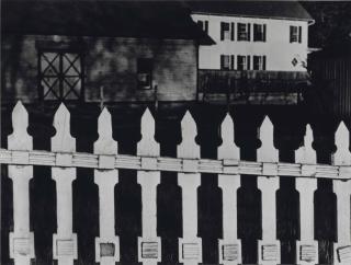 Paul Strand - The White Fence, Port Kent, New York, 1916