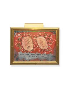 Paul Thek - Two men throwing words at each other