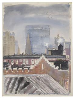 Paul Thek - Untitled (cityscape)