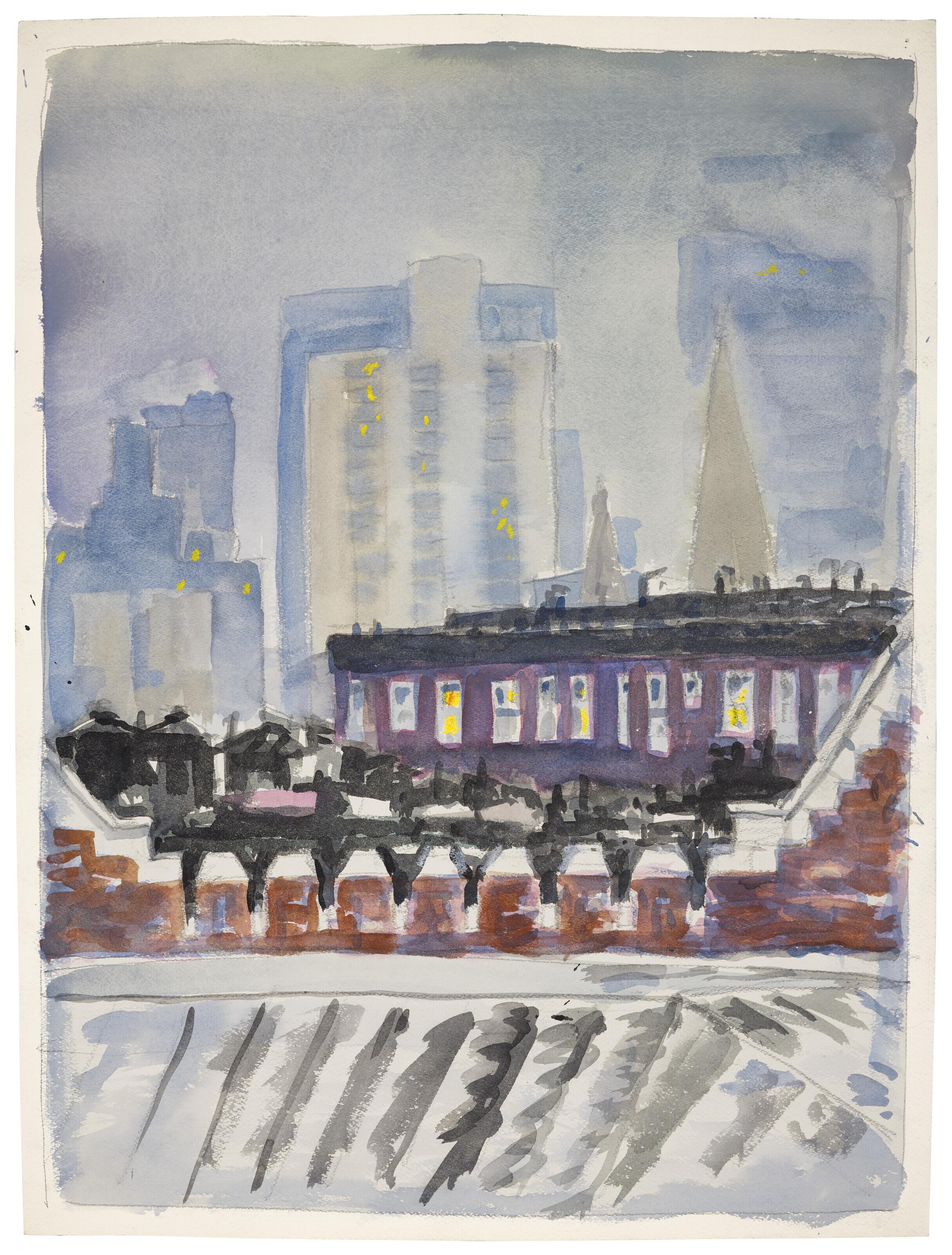 Paul Thek - Untitled (Cityscape)