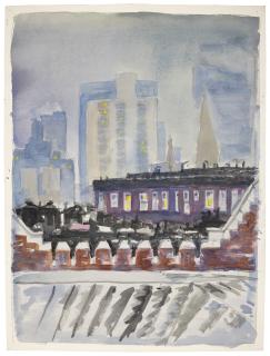 Paul Thek - Untitled (Cityscape)