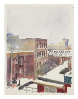 Paul Thek - Untitled (Cityscape)