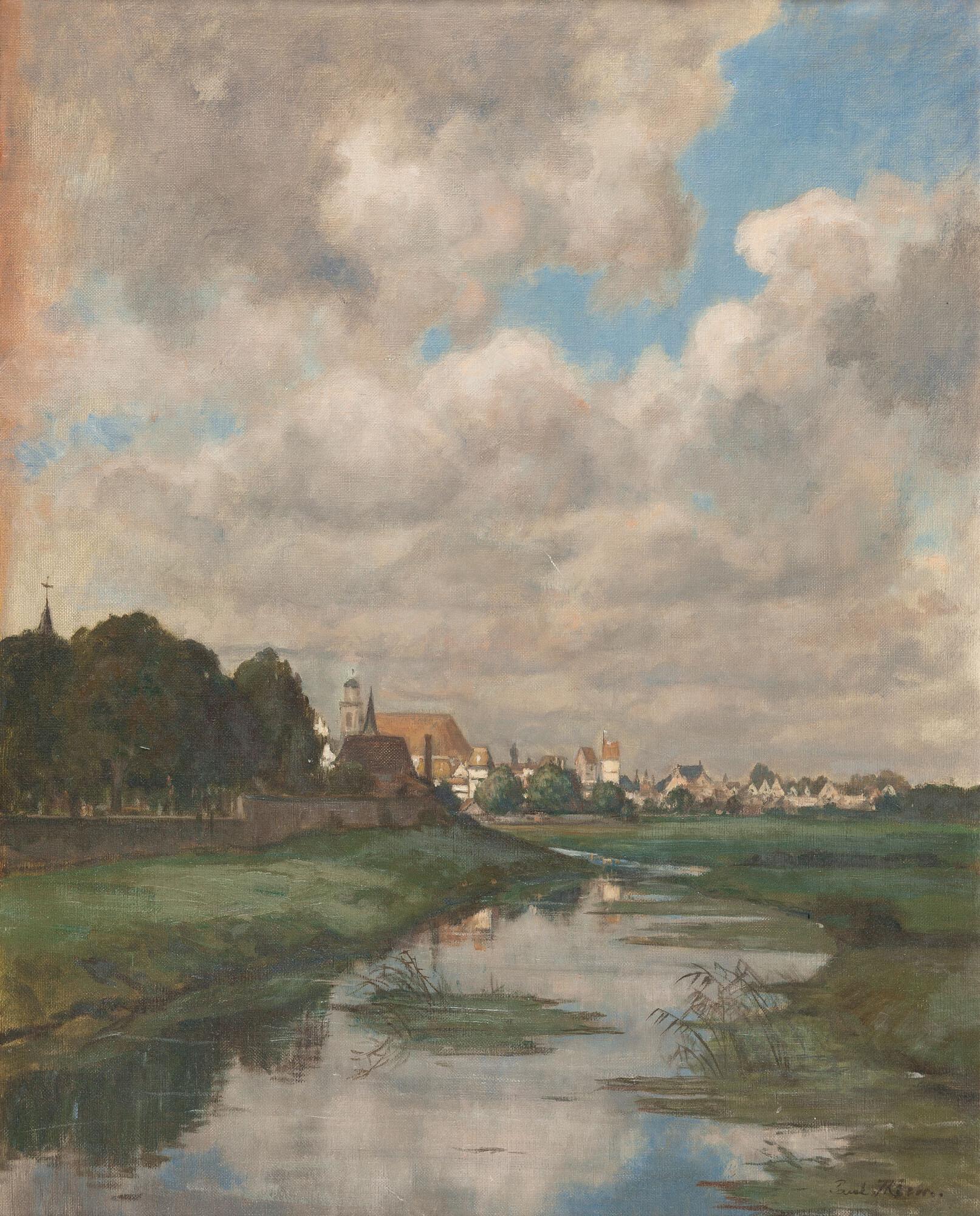 Paul Thiem - Ansicht von Dinkelsbühl.