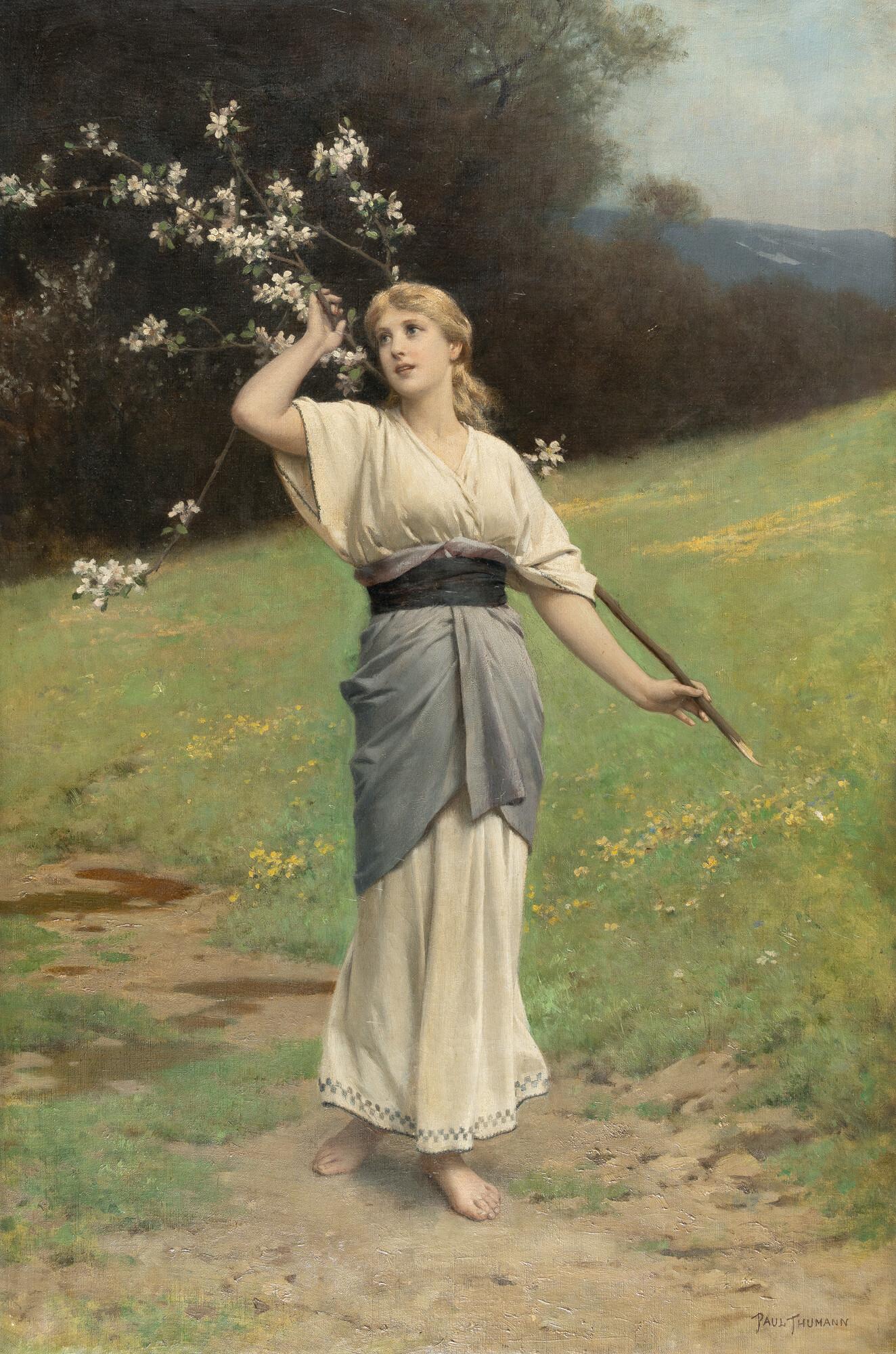 Paul Thumann - Blumenmädchen