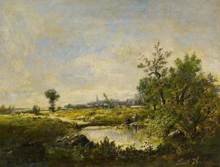 Paul Vernon - Wäscherinnen am Dorfbach