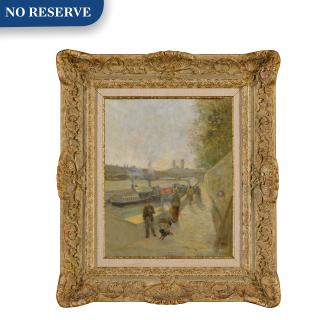 Paul Vogler - Along The Seine, The Trocadéro In The Distance