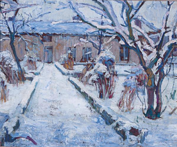 Paul Vogler - House covered in snow on a winter\'s day