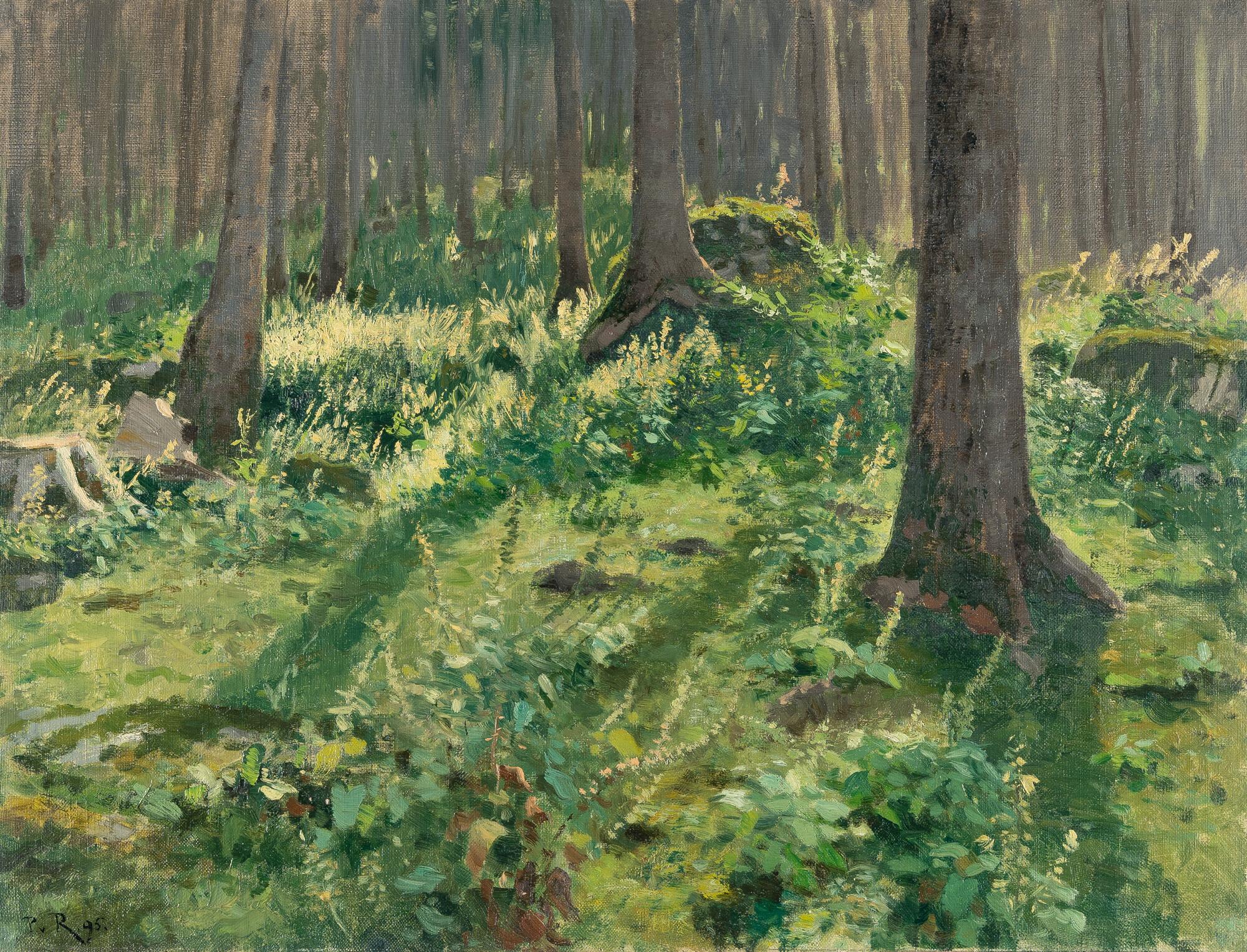 Paul von Ravenstein - Waldinneres