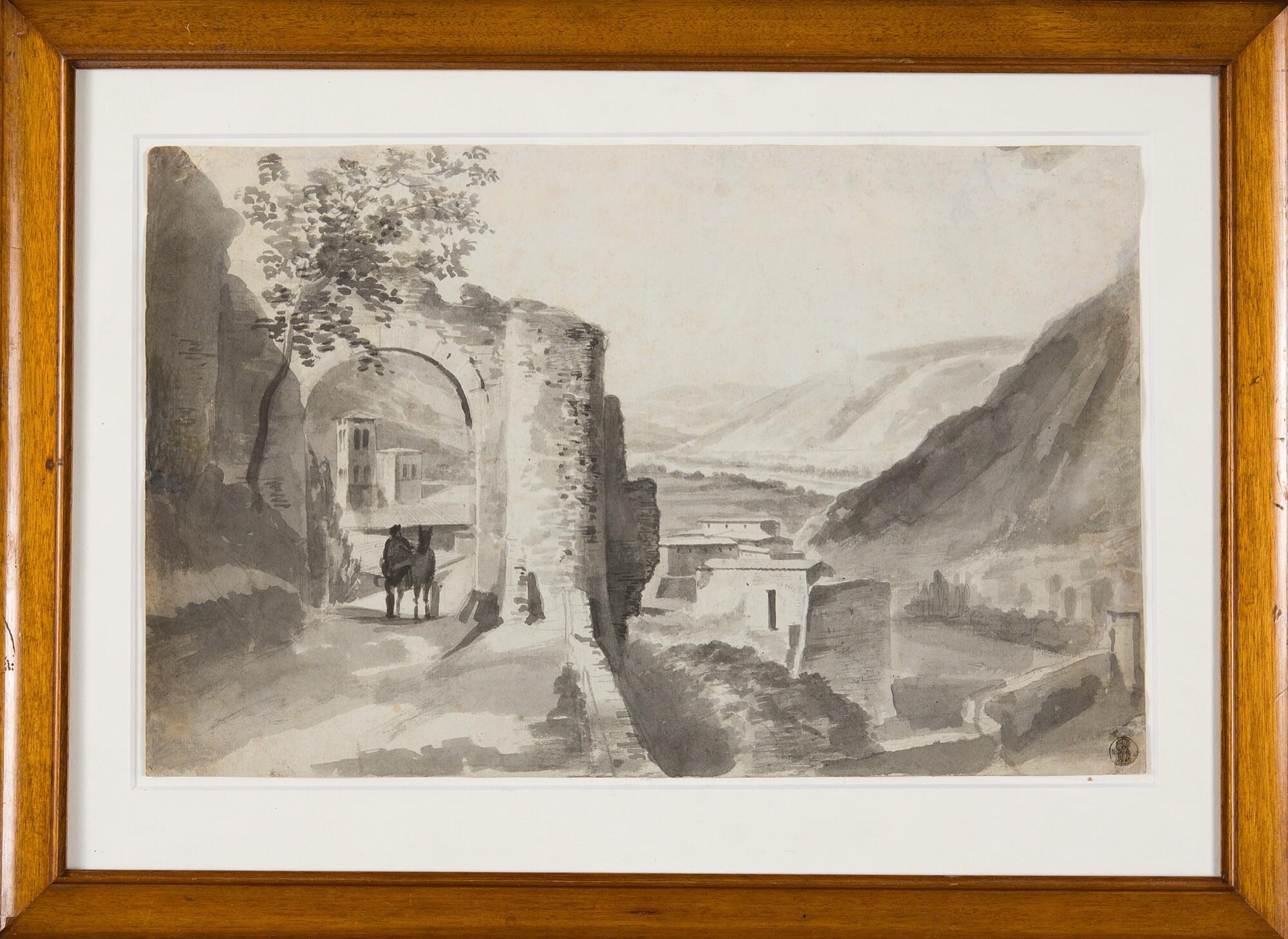 Paul Weber - „Felsiges Terrain bei Fontainebleau“.