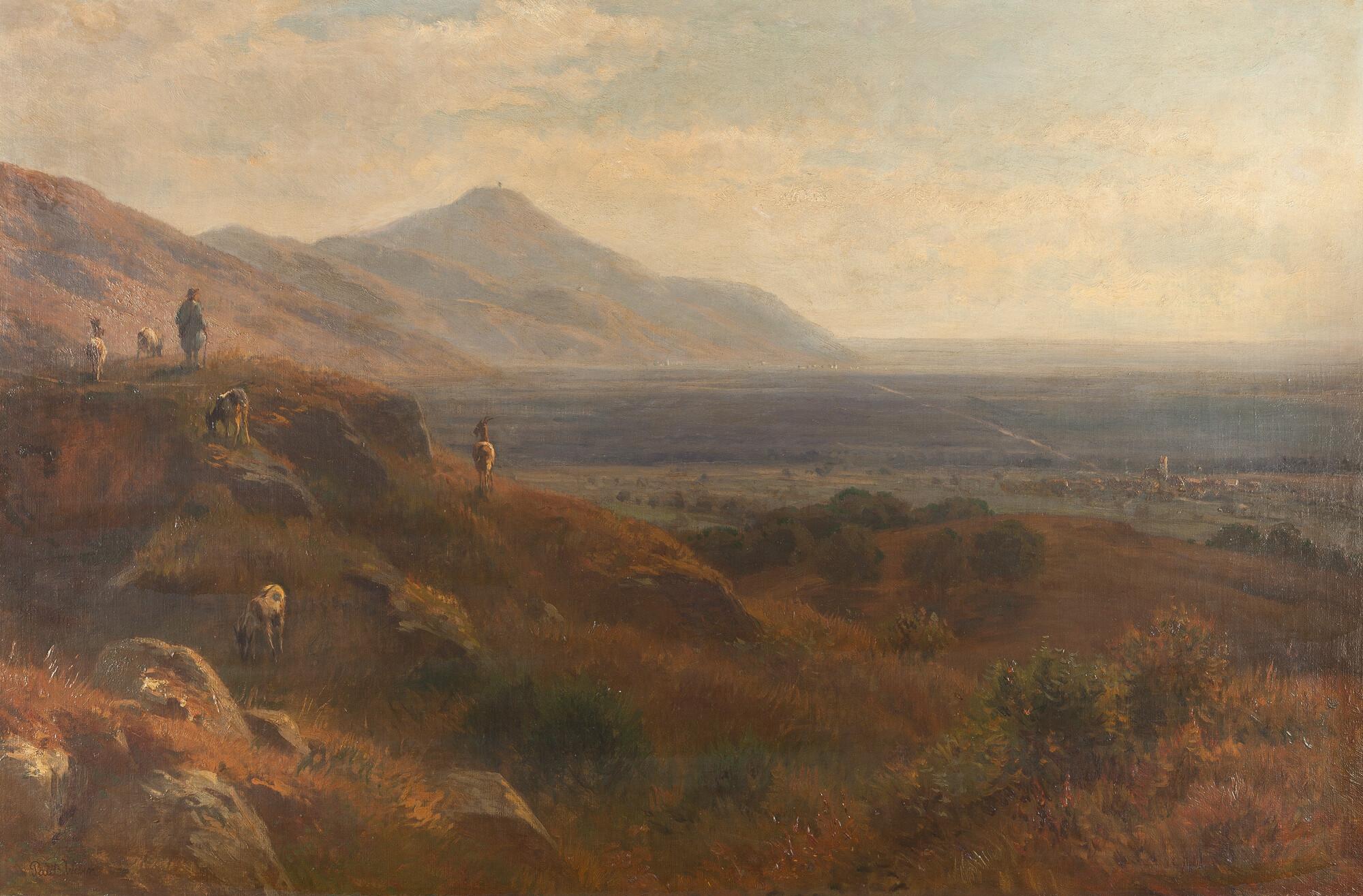 Paul Weber - Südliche Hirtenlandschaft