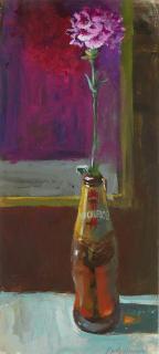 Paul Wonner - Flowers in Bottles: Carnation II, 2000