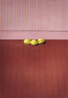 Paul Wonner - Imaginary Still Life: Lemons On The Floor