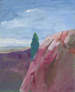 Paul Wonner - Rocks, Pine, Malibu