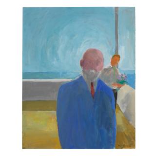 Paul Wonner - Self Portrait With Redon, 1967
