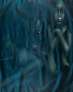 Paul Wunderlich - Berufsmodell, Studentin und Bulldog