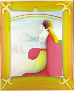 Paul Wunderlich - Dame Et Pyramide