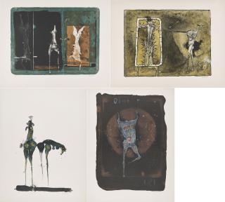 Paul Wunderlich - Konvolut von 4 Lithografien.