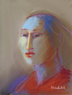 Paul Wunderlich - Ohne Titel (Fauenkopf)