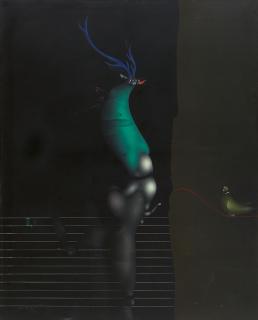 Paul Wunderlich - Solomon II, 9. Siehe er steht hinter unserer Wand...