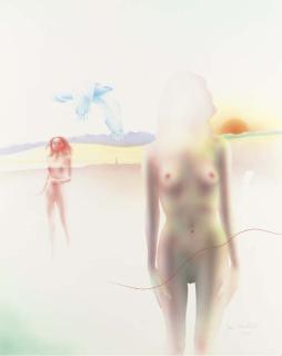 Paul Wunderlich - Two Girls In Landscape