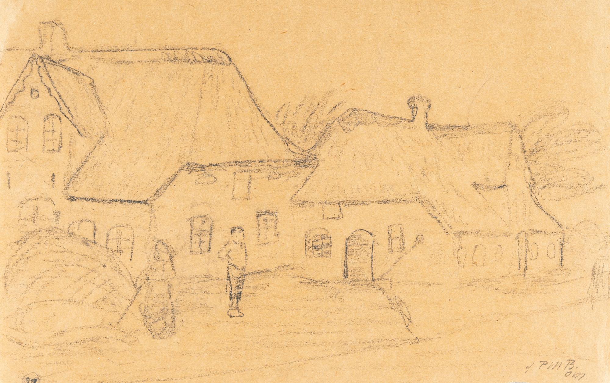 Paula Modersohn-Becker - Bauerngehöft auf Amrum