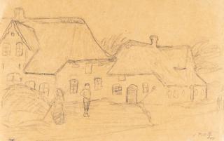 Paula Modersohn-Becker - Bauerngehöft auf Amrum