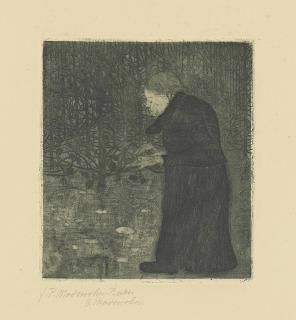 Paula Modersohn-Becker - Blinde Frau im Walde