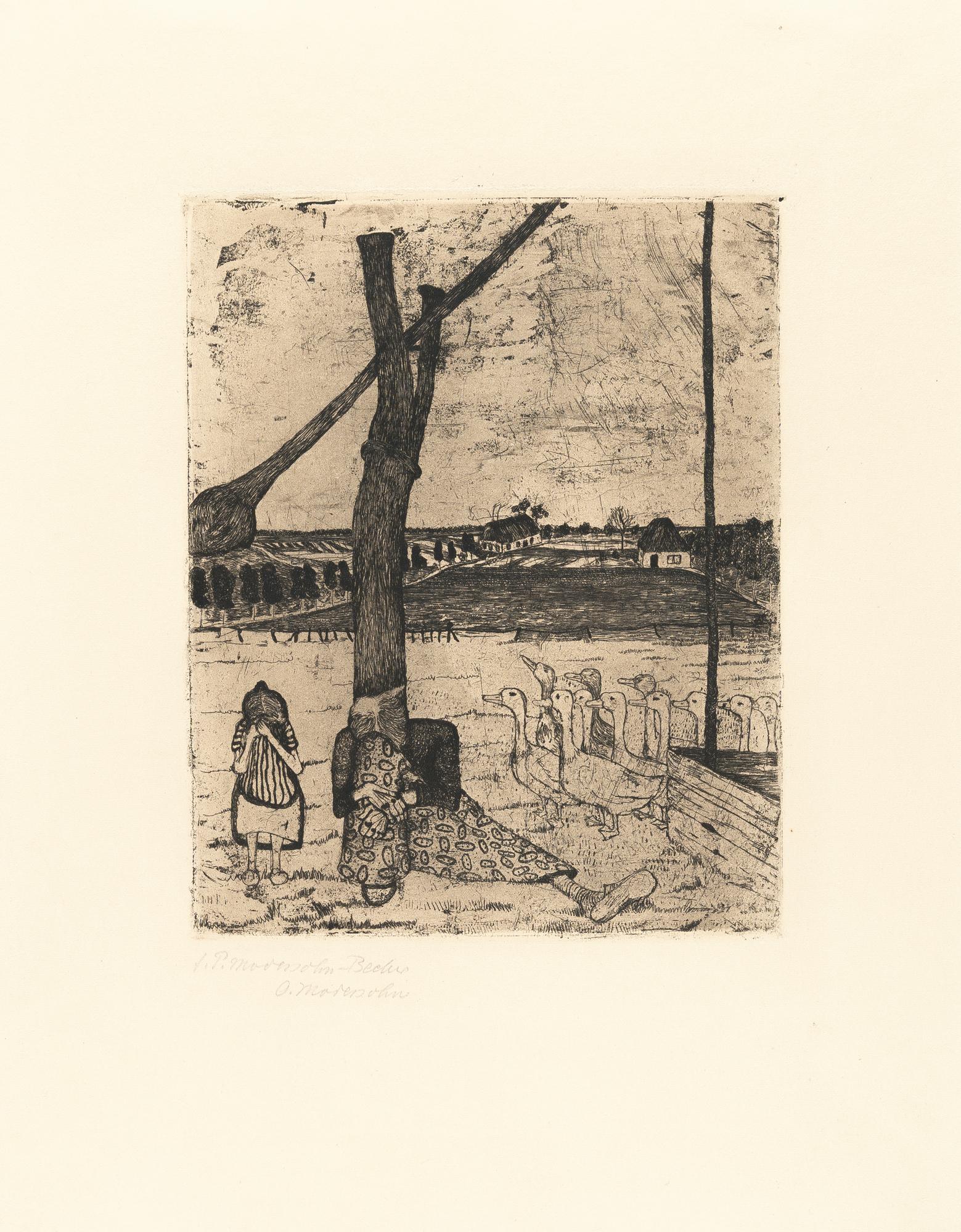 Paula Modersohn-Becker - Die Gänsemagd