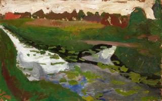 Paula Modersohn-Becker - Landschaft mit Moorkanal