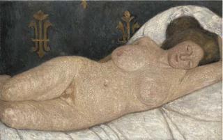 Paula Modersohn-Becker - Liegender weiblicher Akt