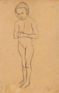 Paula Modersohn-Becker - Ohne Titel (Akt).
