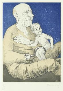 Paula Rego - Captain Hook and the Lost Boy, from \'Peter Pan\' (Rosenthal 80)