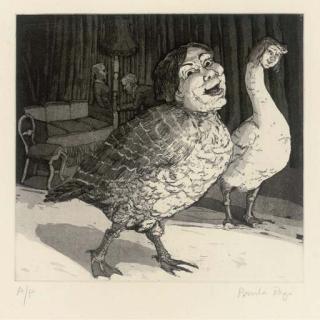 Paula Rego - Goosey Goosey Gander from Nursery Rhymes (R. 51)