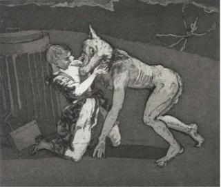 Paula Rego - Him, from Pendle Witches
