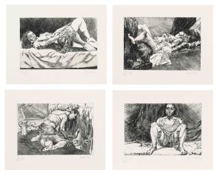 Paula Rego - Untitled [The Abortion Series] (Rosenthal 160-167)