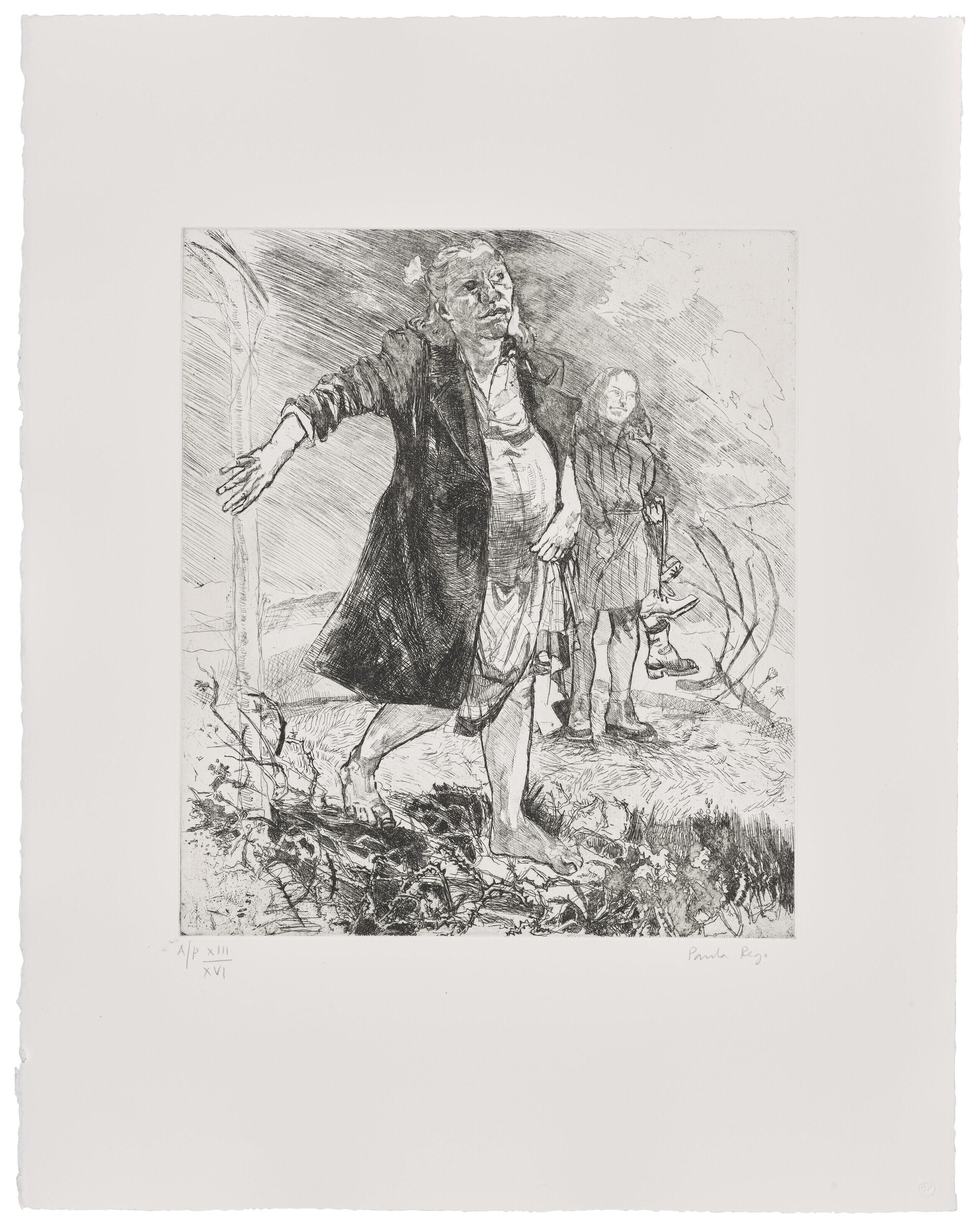 Paula Rego - Whinny Moor, from: Pendle Witches