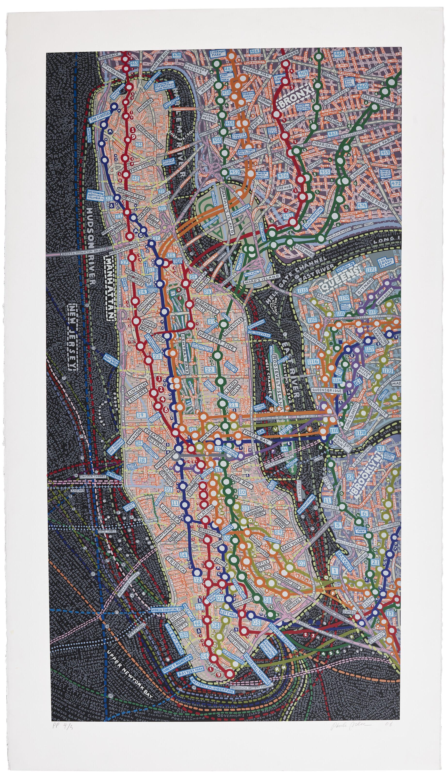 Paula Scher - NYC Transit
