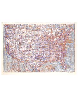 Paula Scher - The United States (White)