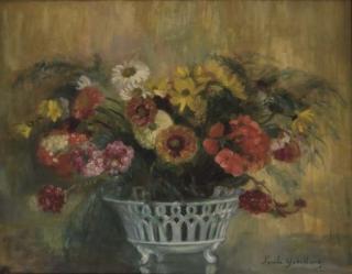 Paule Gobillard - Coupe de fleurs