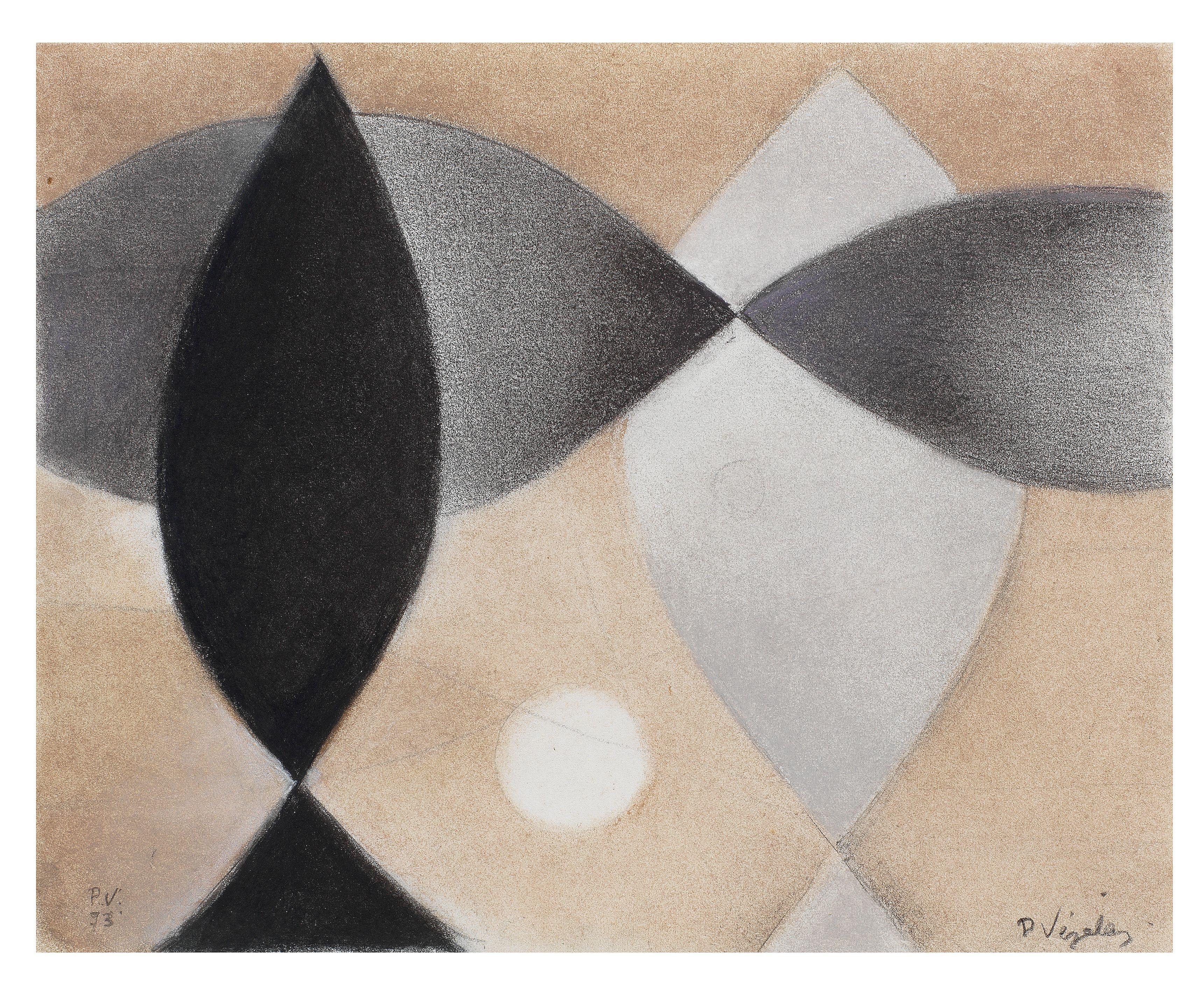 Paule Vezelay - Contact - Four Grey Forms