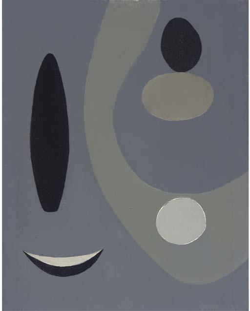 Paule Vézelay - Grey Forms On Grey