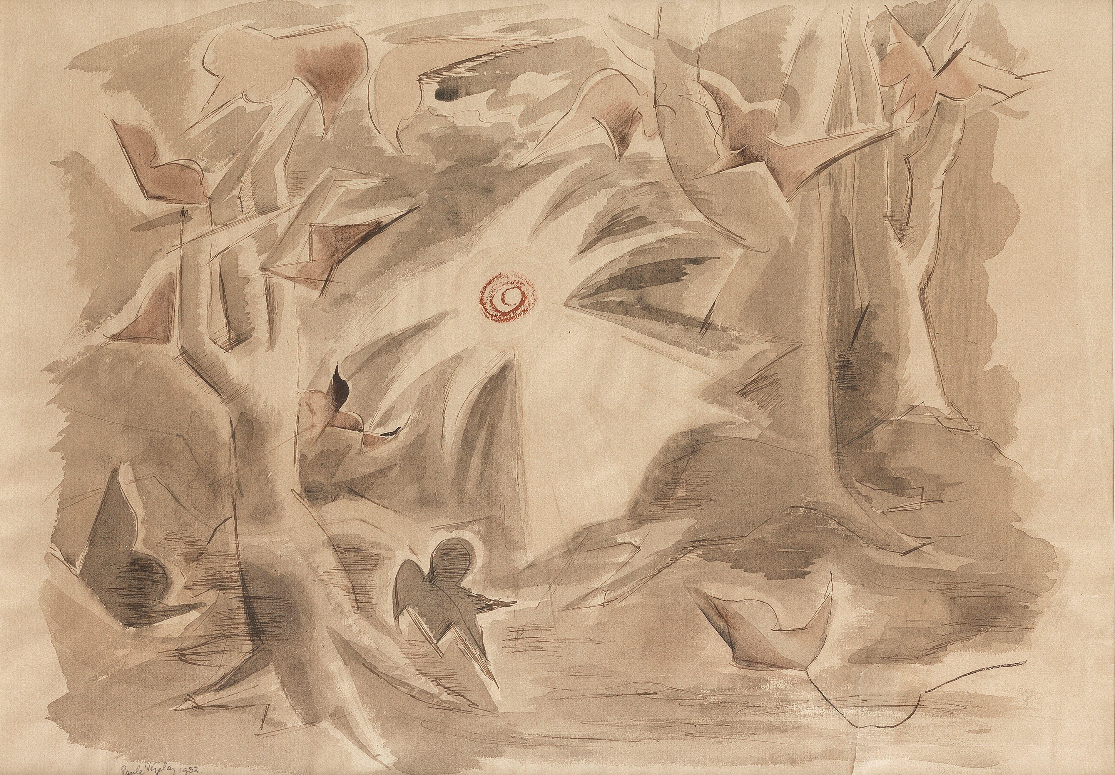 Paule Vezelay - Sun and Trees at Grasse