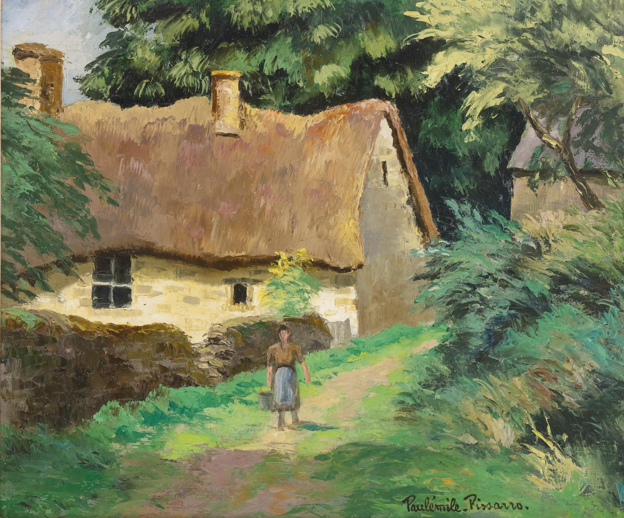 Paulémile Pissarro - Chaumière À Roselin